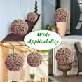 thumbnail image 6 of Rugerasy 2PC 17.7 Inch Topiary Balls,Artificial Topiary Flower Balls for Home Outdoor and Indoor Decor,Pink, 6 of 7