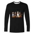 thumbnail image 4 of ThriftyPlait Fall Halloween Tops for Men Casual Plus Size Crewneck Long Sleeve Shirts Fashion Party Outfit Basic Daily Wear Tee, 4 of 4