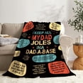 thumbnail image 2 of LHSHID Papa Blanket Gifts for Papa on Fathers Day from Grandkids World''s Greatest Papa Soft Throw Blanket Christmas Birthday Present for Papa 50x60in, 2 of 4