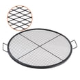 thumbnail image 1 of VEVOR Grille de Foyer X-Marks, Grille de Cuisson Ronde, Grille de Barbecue pour Feu de Camp en Acier Robuste avec Poignée et Support en X, Batterie de Cuisine Portable pour Fête et Rassemblement à l'Extérieur, 36 Pouces Noir, 1 of 9