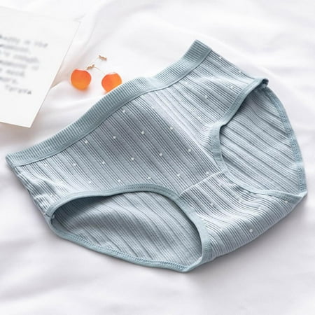 

Womens Underwear Cotton Stretch Bikini Comfort Briefs Mid-waist Panties for Girls