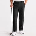 thumbnail image 4 of MASKERT Men's Dress Pants-Classic Fit Flat Front Work Dress Pants 29" Stretch Casual Pants Lightweight with Pockets Black, 4 of 9