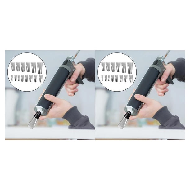 Billuyoard 18Pcs Profession Caulking Kit Stainless Steel Applicator Sealant Set Tool Tipo 2 2piezas