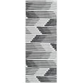 thumbnail image 2 of Unique Loom Outdoor Modern Collection Area Rug - Umbra (2' x 5' 3" Runner Black and White), 2 of 6
