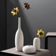 thumbnail image 3 of Adornos de jarrón de cerámica blanca, sala de estar sencilla, arreglos florales de flores secas, mesa de comedor creativa, mesa de café, decoraciones para el hogar, 3 of 5
