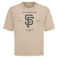 thumbnail image 2 of Men's Levelwear Khaki San Francisco Giants Crossway Oversized Luxe Signature Knit T-Shirt, 2 of 3