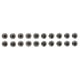 thumbnail image 2 of 20pcs Impermeable 4D Eyes Fly Fishing Lure Tying Dolls Craft Template - 2 6mm, 2 of 6