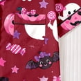 thumbnail image 6 of RUTAYY Girls Pajama Set Halloween Ghost Pumpkin Candy Star Print 2 Piece Short Sleeve Notch Neck Top Shorts Kids Loungewear Casual Home Outfit, 6 of 9