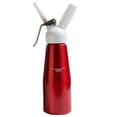 thumbnail image 1 of 500ml cream dispenser, professional cream siphon made of aluminum with 3 nozzles for whipped cream, creams and sauces, 1 of 4