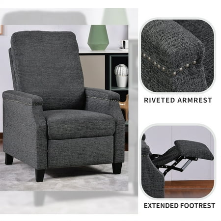 Recliner Chair for Living Room, Manual Pushback Recliner Chair,Modern
