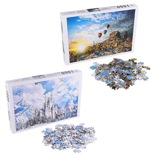 It looks like you're describing a product listing or title for a **hot air balloon themed educational jigsaw puzzle**. To make this more engaging and