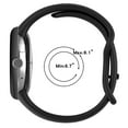 thumbnail image 4 of Oliegs Heated Blanket Outstanding Silicone Sports Sweat Proof Solid Color Watch Band With Convenient Adjustment And Wide Compatibility Compatible With Smartwatch Chocolate, 4 of 5