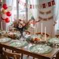 thumbnail image 5 of Sage Green Boho Round 13 Inch Placemats Set of 4, American Native Southwest Abstract Art HeatResistant Non Slip Place Mats for Dining Table, Wipeable Braided Kitchen Table Mats for Housewarming, 5 of 9