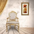 thumbnail image 3 of Medley, Elizabeth 15x32 Gold Ornate Wood Framed with Double Matting Museum Art Print Titled - Joyful Poppies II, 3 of 4