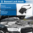 thumbnail image 4 of Unique Bargains Hood Latch Assembly for Acura RSX 2002-2006 Engine Hood Latch Lock Release No.74120S6M506 1 Pc, 4 of 7