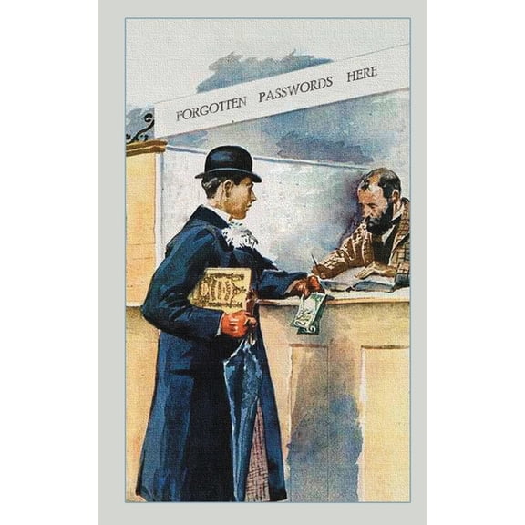 Forgotten Passwords Here: Internet passwords, addresses and usernames, humorous cover with A-Z index, (Paperback)