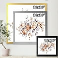 thumbnail image 4 of Designart 'Pink Wild Roses With Monochrome Leaves' Traditional Framed Art Print, 4 of 4