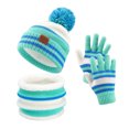 thumbnail image 5 of Children Winter Hat Scarf and Gloves Warm Protective Knitted Hat Set, 5 of 5
