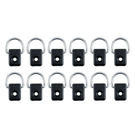 

Fule Kayak Accessories - 12 D Ring Tie Down Loop Screws Boat Deck Fitting Rigging