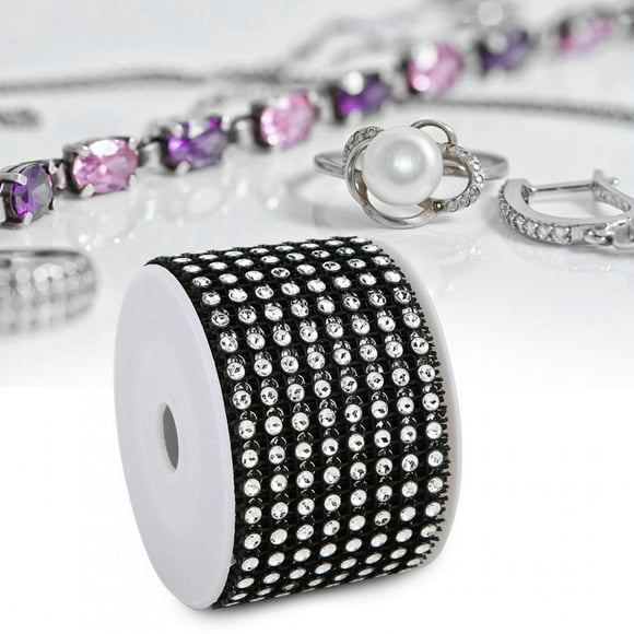 Rhinestone Wrap3PCS Rhinestone Mesh Roll Rhinestone Mesh Clothes Decoration Multi-Functional