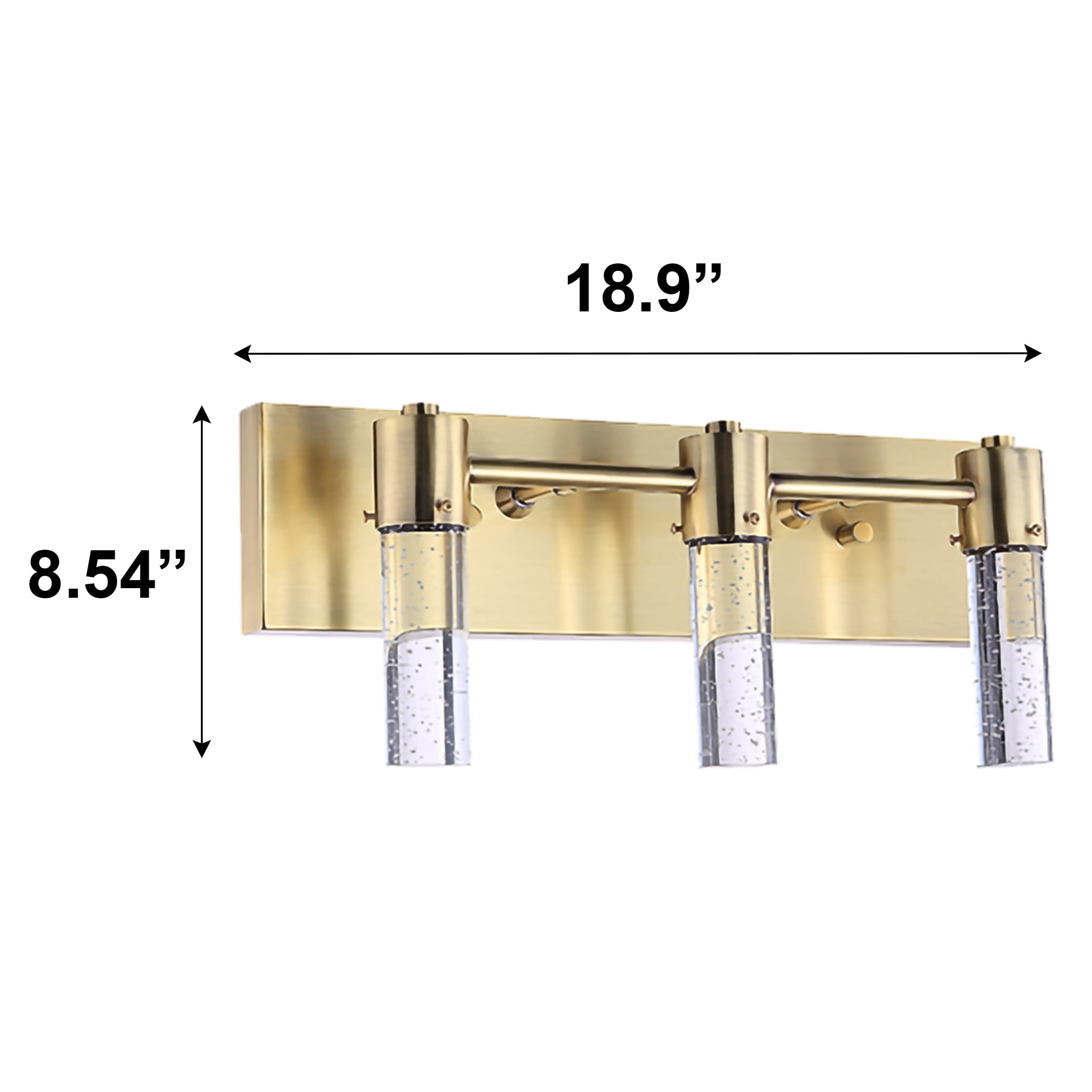 Soffi 3 Light LED Modern Bathroom Vanity Wall Light Fixture