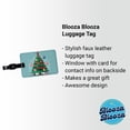 thumbnail image 2 of Christmas Patriotic Tree Ornaments Subtle Faux Leather Travel Luggage Tag, 2 of 7