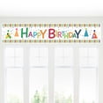 thumbnail image 5 of Big Dot of Happiness Cheerful Happy Birthday - Colorful Happy Birthday Decorations Party Banner, 5 of 7