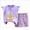 A53-Purple, variant on Toddler Girls 1-3T 2PC Summer Outfit Set Soft Bow Tank Top Casual Shorts Gibobby,18-24 Months,Purple