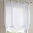 thumbnail image 2 of Cortinas bordadas, persianas de ventana transparente (panel )-PICK Blanco 120x140cm Zulema Cortina romana, 2 of 8