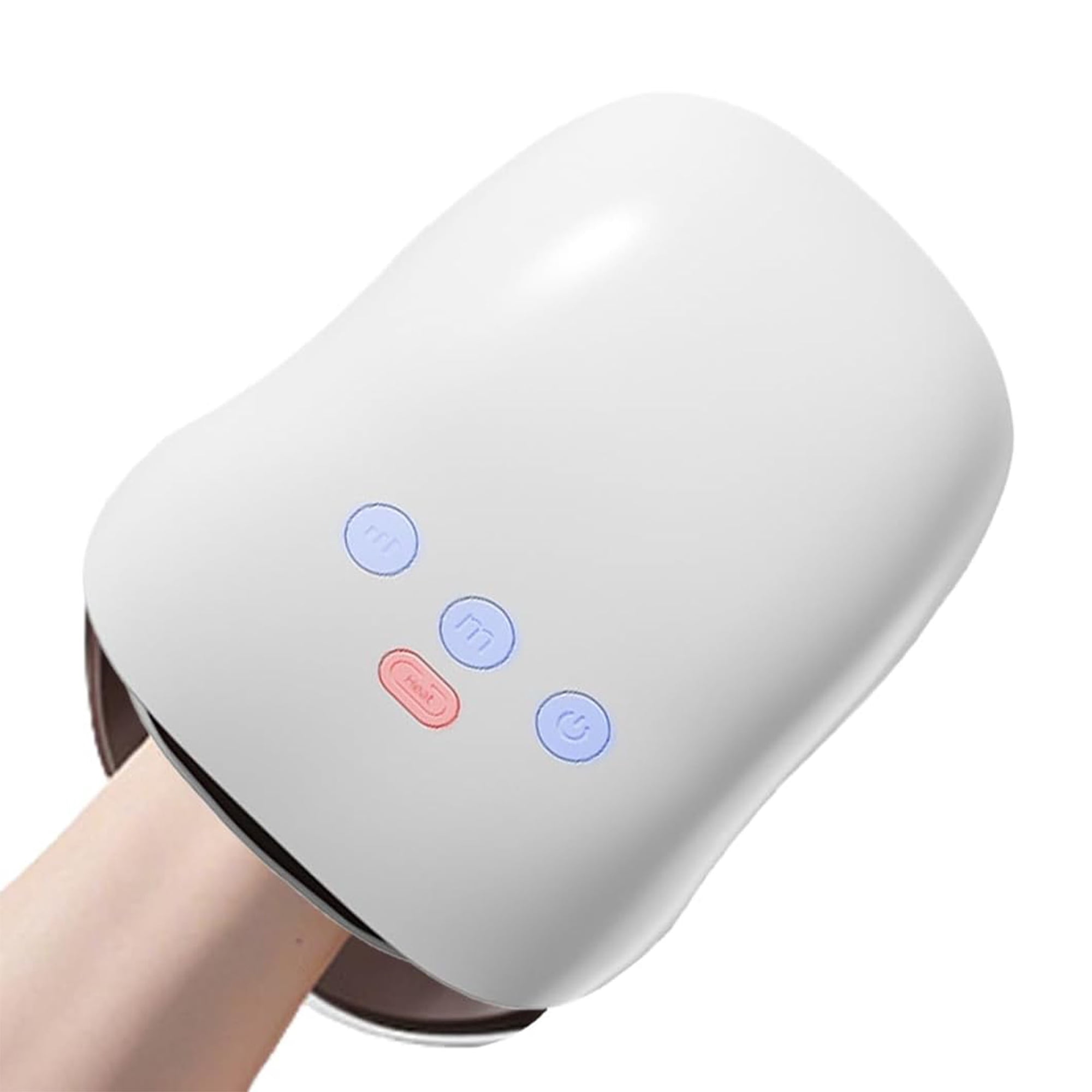 WANALIT Hand Massager - Cordless with Heat and Compression - White
