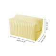 thumbnail image 2 of Unique Bargains 1 Pc Simple Square Makeup Bag Yellow PU Leather, 2 of 6