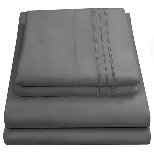 Sábanas Sweet Home Collection Supreme Queen Grey