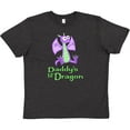 thumbnail image 3 of Inktastic Daddy's Lil' Dragon Youth T-Shirt, 3 of 5
