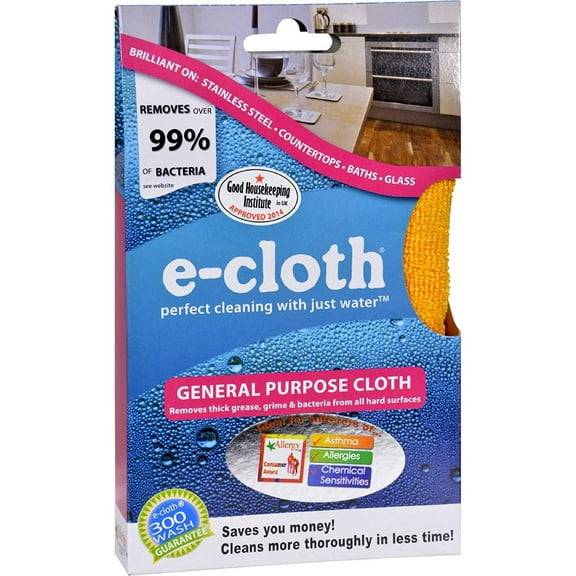 E-Cloth General Purpose Cloth 12.5" x 12.5" inches - 1 Cloth