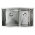 thumbnail image 3 of Transolid DUDOT321910-14 Diamond Titan 14 Gauge Stainless Steel 32-in Undermount Kitchen Sink with Taper in Stainless Steel, 3 of 15