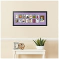 thumbnail image 2 of ArtToFrames Collage Photo Picture Frame with 1 - 4x6 and 14 - 2.5x3.5 Openings, Framed in Black with Lavender Mist and Black Mats (CDM-3926-249), 2 of 8