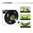 thumbnail image 3 of RitFit 2 In. Olympic Barbell Clips Set of 2, Barbell Clamps with ABS Locking and Quick Release and Carry Bag(Green), 3 of 7