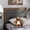 Dark Gray, variant on Baxton Studio Dexter Modern and Contemporary Light Grey Fabric Upholstered and Walnut Brown Finished Wood King Size Headboard