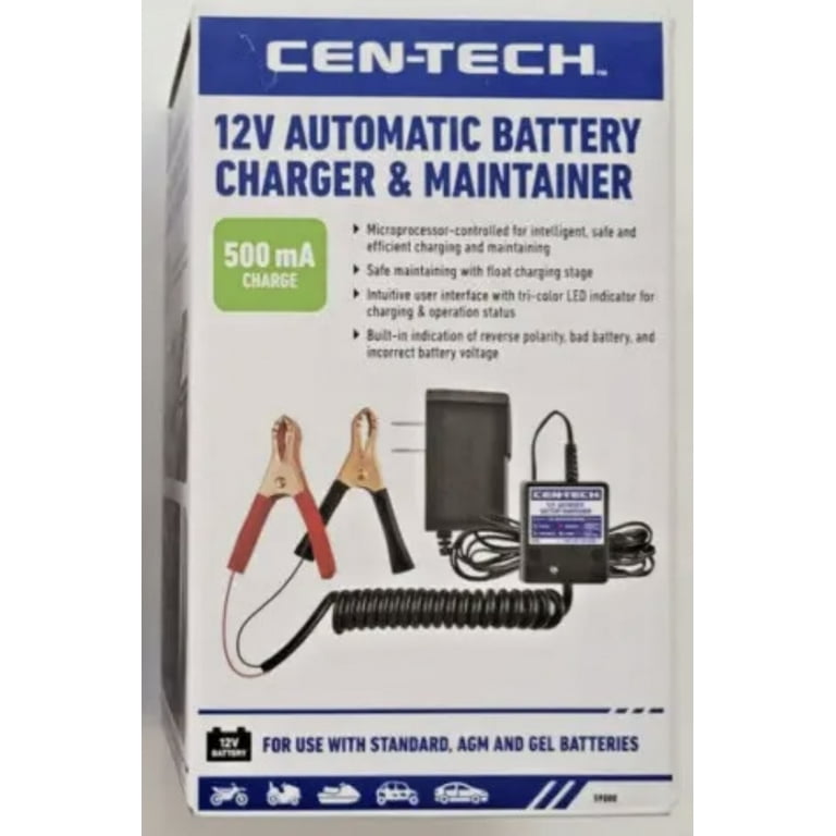 Cen tech battery charger deals