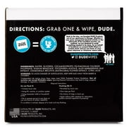 DUDE Wipes Flushable Wipes, Unscented XL Wet Wipes to Use with Toilet Paper, 50 Ct, 8 Pack
