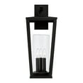 thumbnail image 6 of 3 Light Outdoor Wall Lantern In Minimalist Style-23.75 Inches Tall And 9.25 Inches Wide Capital Lighting 948131Bk, 6 of 7