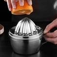 thumbnail image 5 of Manual Juicer Stainless Steel Manual Juicer Orange Lemon Citrus Squeezer Hand Press Tool for Kitchen, 5 of 8