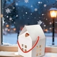 thumbnail image 4 of 2pcs Paper House Shaped Candy Boxes - Portable DIY Gift Favor Boxes for Wedding, Christmas, Birthday Party Favors, Hollow Treat Boxes for Small Business, Candy, and Holiday Decorations, 4 of 6