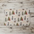thumbnail image 2 of Creative Products Cream Tree and Globe Pattern 18 x 27 Floor Mat, 2 of 2