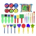 Wool Daubers 27pcs Children Sponge Paint Brushes Drawing Tools for