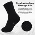thumbnail image 6 of KALMORE Women Quarter Crew Athletic Socks, Arch Support Cushioned, Moisture Wicking Cotton Socks, 6 Pack, 6 of 7