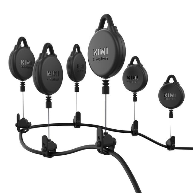 Paquete de 6 poleas con diseño KIWI para gestión de cables VR compatibles con Quest