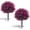 2pcs 21.6in Red Boxwood, variant on Set of 2 Artificial Cypress Christmas Topiary Shrubs, 20" UV-Resistant Faux Outdoor Plants with Ground Spikes — Realistic Cedar Bushes for Porch, Patio, Garden, Yard Décor