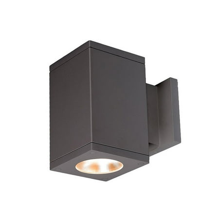 

Wac Lighting Dc-Ws05-Fs Cube Architectural 1 Light 7 Tall Led Outdoor Wall Sconce -