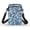 Blue Camouflage Shark Print, variant on Casual Crossbody Bag for Hiking Shop, Polyester Double Deck Shoulder Bag, Stars Stripes Patriotic Pattern